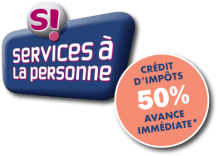 Services à la personne - Crédit d'impôts 50%